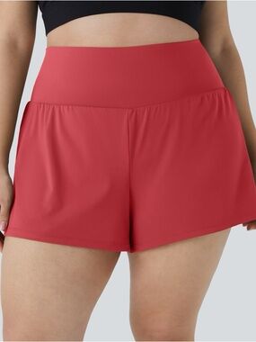 Halara Pocket Double Lined Gym Plus Size Shorts 2.5'' Inseam - NWOT
